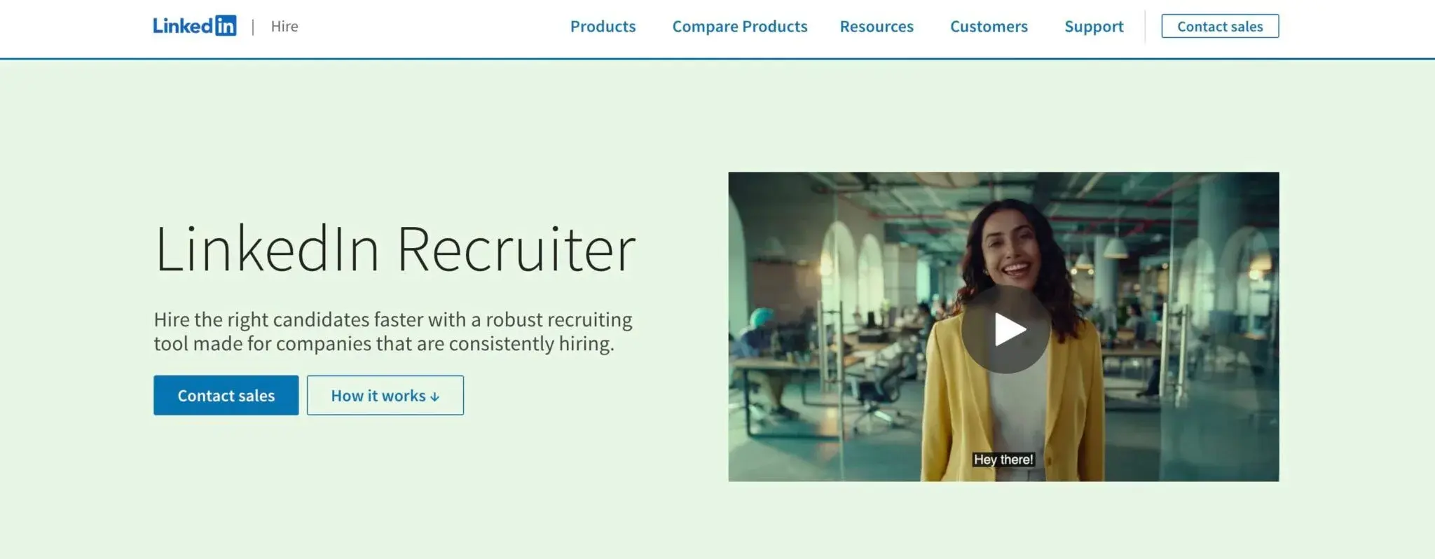 Linkedin screenshot homepage
