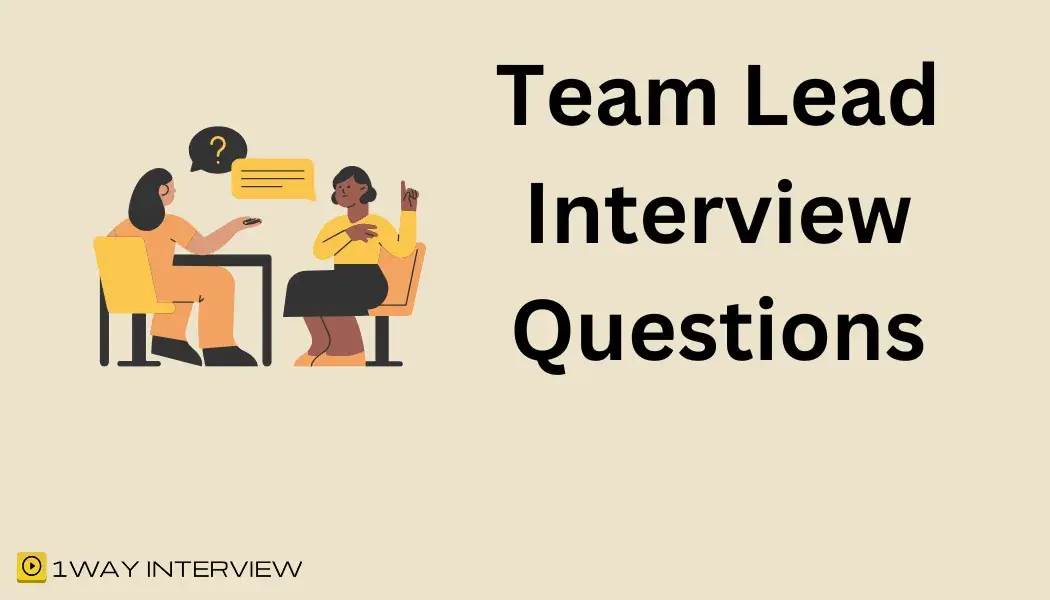 Illustration Team Lead Interview Questions